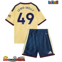 Camisa de Futebol Arsenal Myles Lewis-Skelly #49 Equipamento Alternativo Infantil 2026-27 Manga Curta (+ Calças curtas)